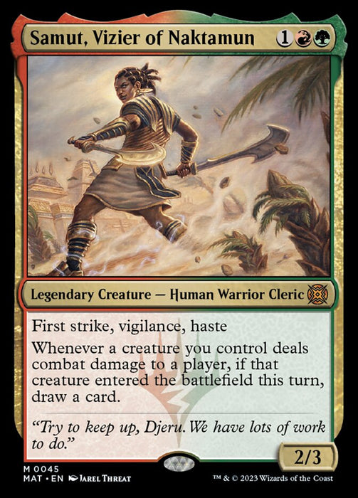 Samut, Vizier of Naktamun - Legendary