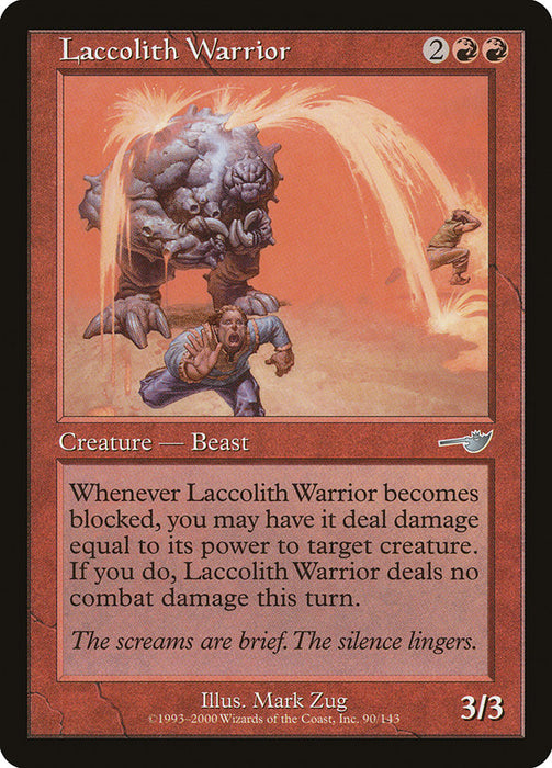 Laccolith Warrior  (Foil)
