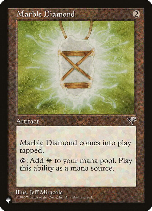 Marble Diamond - Retro Frame
