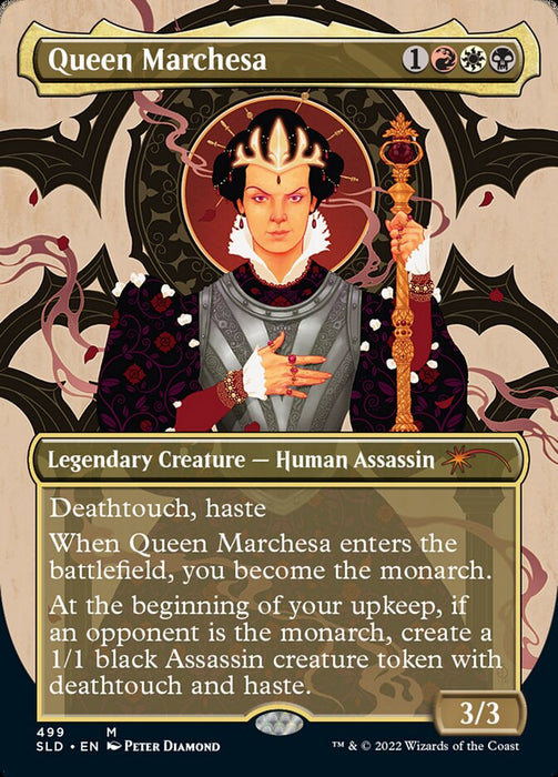 Queen Marchesa - Borderless - Full Art - Legendary- Inverted