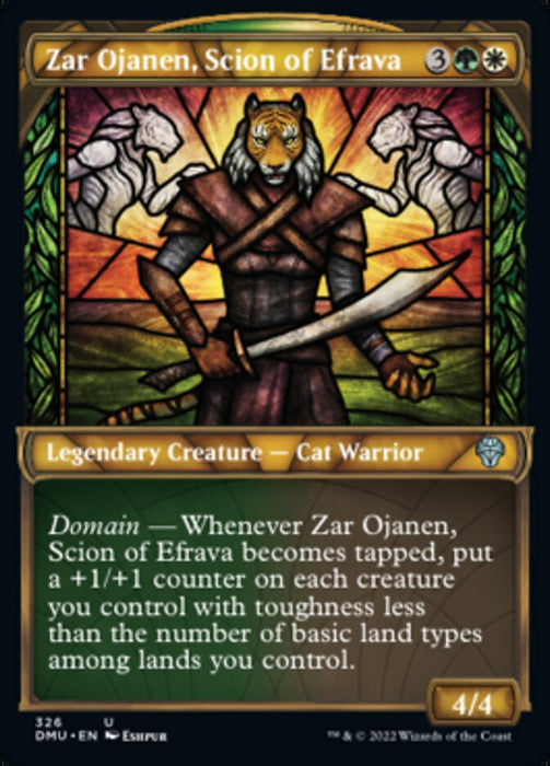 Zar Ojanen, Scion of Efrava - Showcase- Legendary