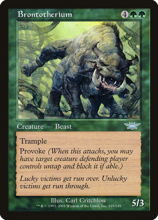 Brontotherium  (Foil)