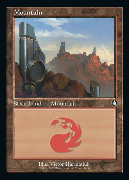 Mountain - Retro Frame