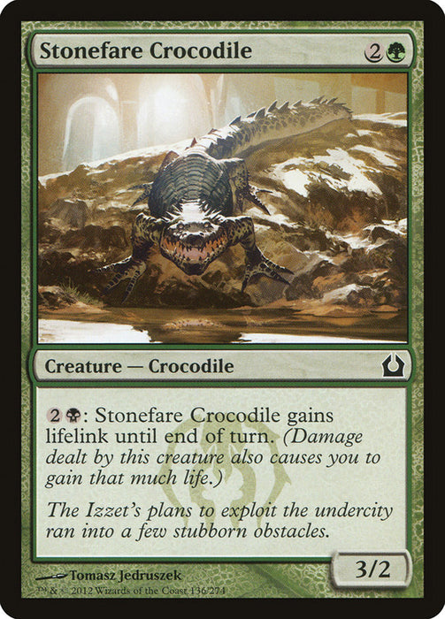 Stonefare Crocodile  (Foil)