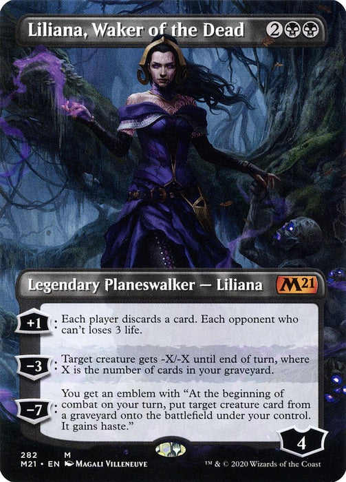 Liliana, Waker of the Dead - Borderless  (Foil)
