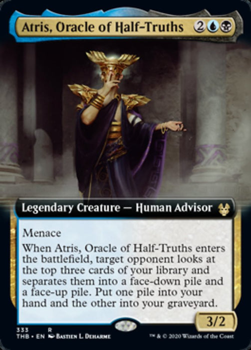 Atris, Oracle of Half-Truths - Extendedart - Legendary