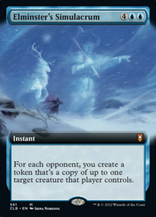 Elminster's Simulacrum  - Extended Art (Foil)