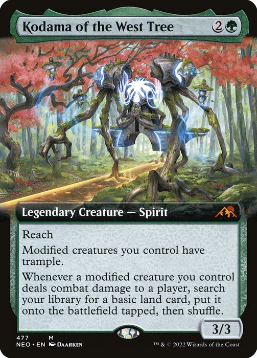 Kodama of the West Tree  - Legendary - Extended Art (Foil)