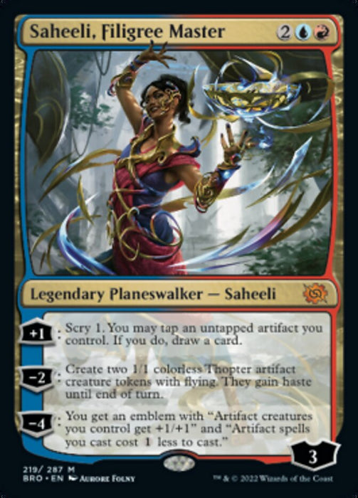 Saheeli, Filigree Master (Foil)