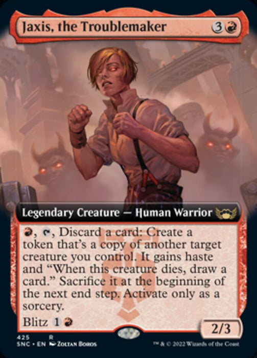 Jaxis, the Troublemaker  - Legendary - Extended Art (Foil)