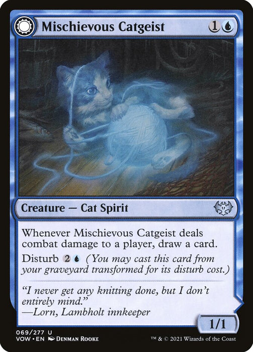 Mischievous Catgeist // Catlike Curiosity  - Sunmoondfc (Foil)