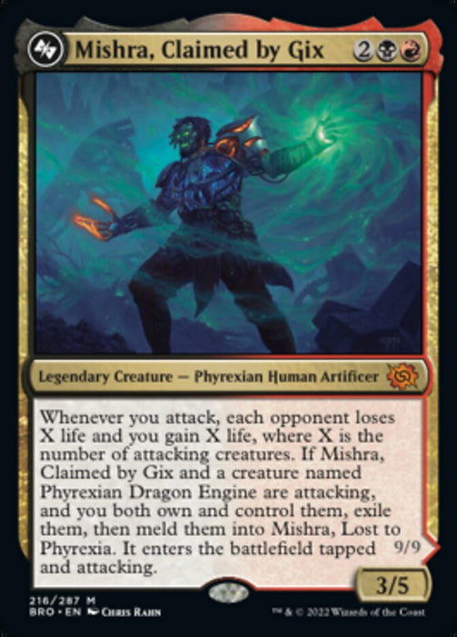 Mishra, Claimed by Gix // Mishra, Lost to Phyrexia - Legendary