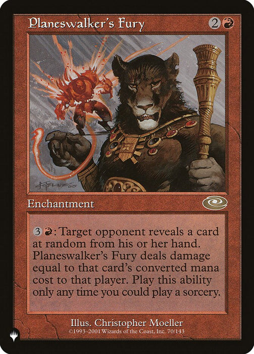 Planeswalker's Fury - Retro Frame