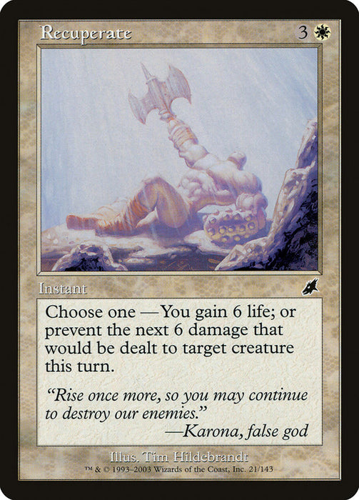 Recuperate  (Foil)