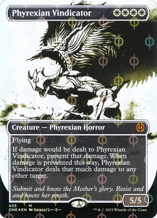 Phyrexian Vindicator - Borderless - Inverted- Showcase (Foil)