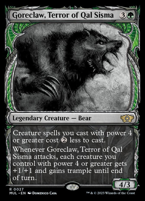 Goreclaw, Terror of Qal Sisma - Legendary- Showcase- Inverted (Foil)