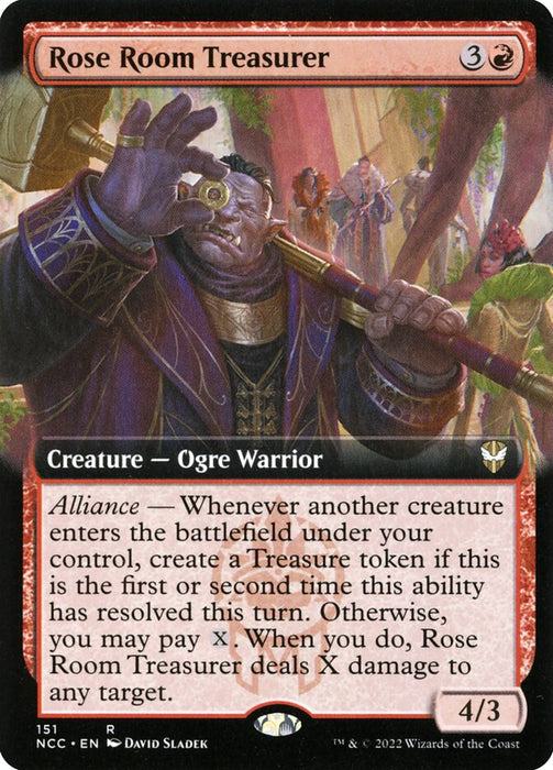 Rose Room Treasurer - Extended Art