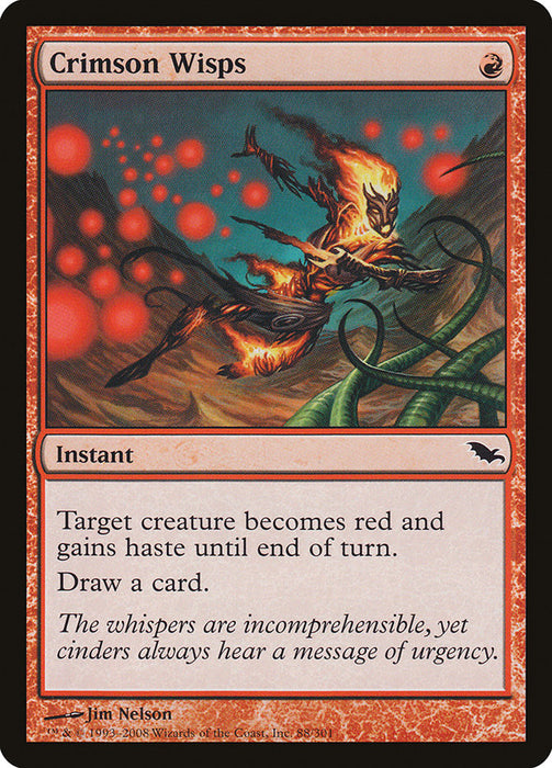 Crimson Wisps  (Foil)