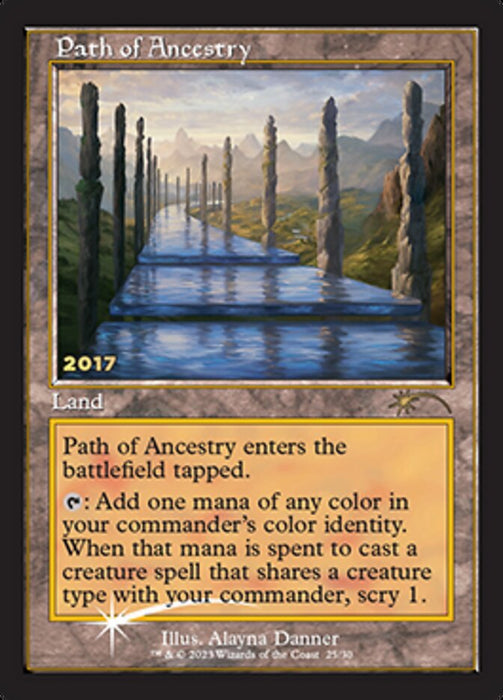 Path of Ancestry - Retro Frame (Foil)