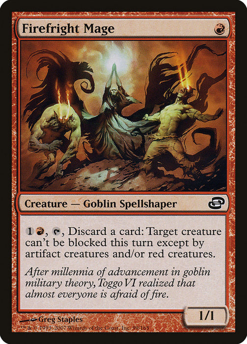 Firefright Mage  (Foil)
