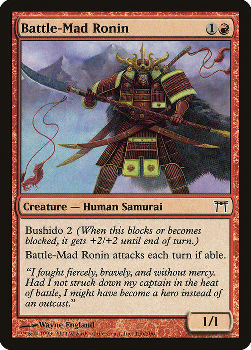 Battle-Mad Ronin  (Foil)