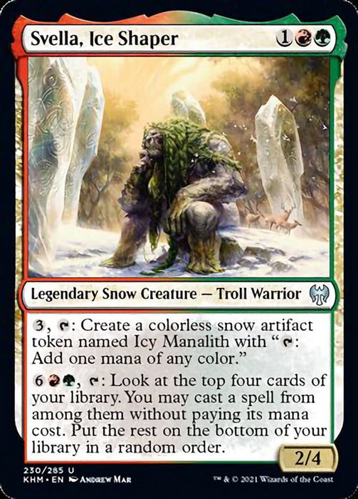 Svella, Ice Shaper  - Legendary - Snow