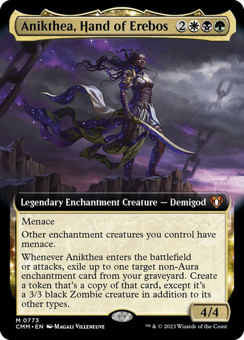 Anikthea, Hand of Erebos - Legendary- Extended Art- Nyxtouched (Foil)