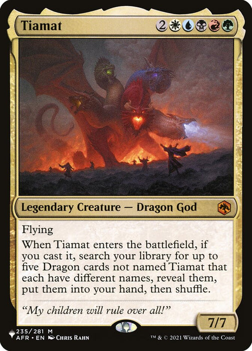 Tiamat - Legendary