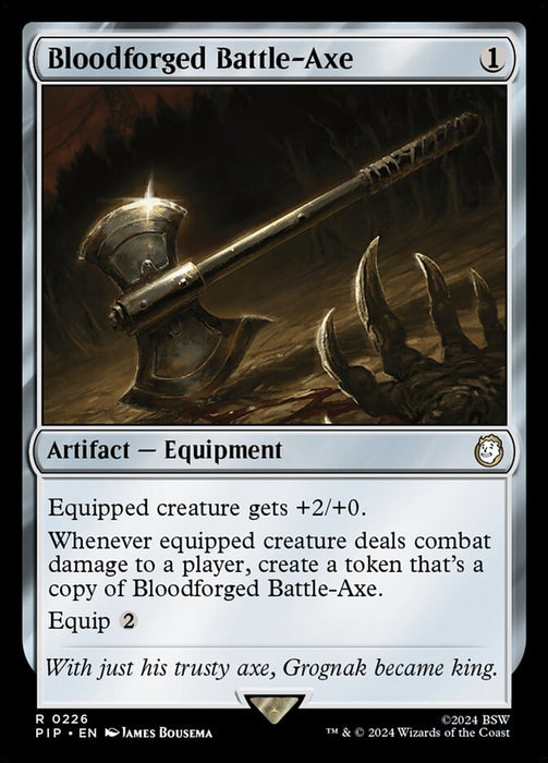 Bloodforged Battle-Axe (Foil)