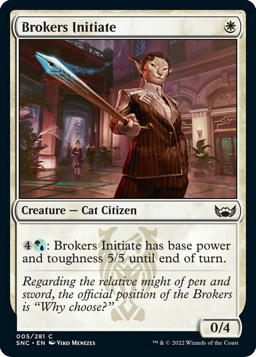 Brokers Initiate  (Foil)