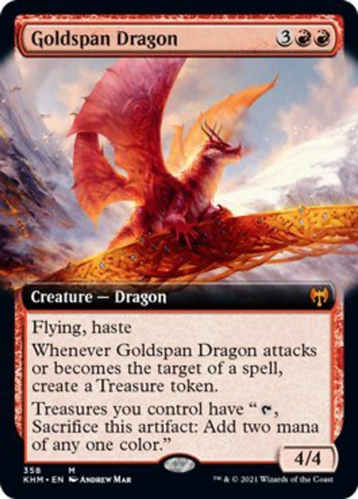 Goldspan Dragon  - Extended Art