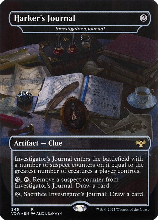 Harker's Journal - Investigator's Journal - Borderless  (Foil)