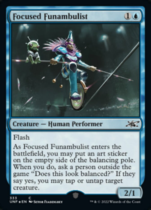 Focused Funambulist (Foil)
