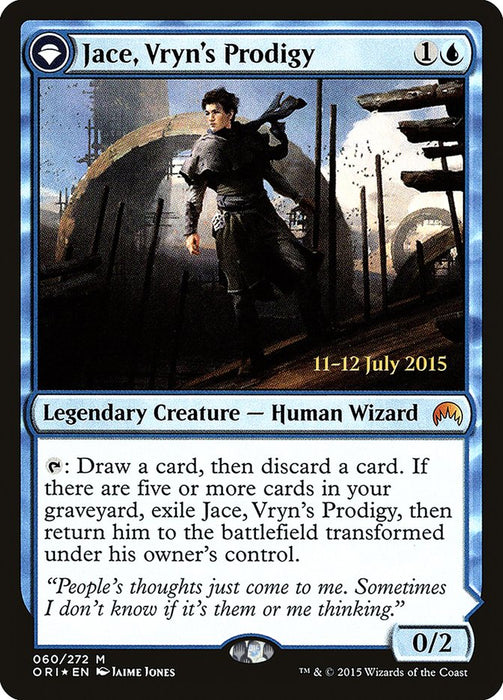Jace, Vryn's Prodigy // Jace, Telepath Unbound  - Originpwdfc (Foil)