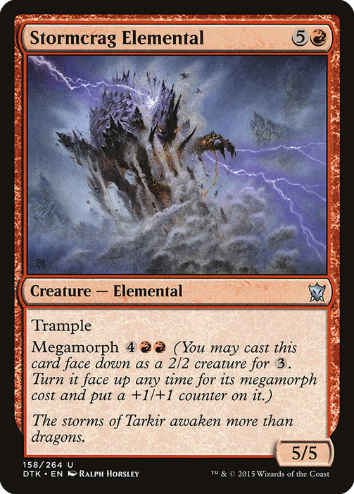 Stormcrag Elemental  (Foil)