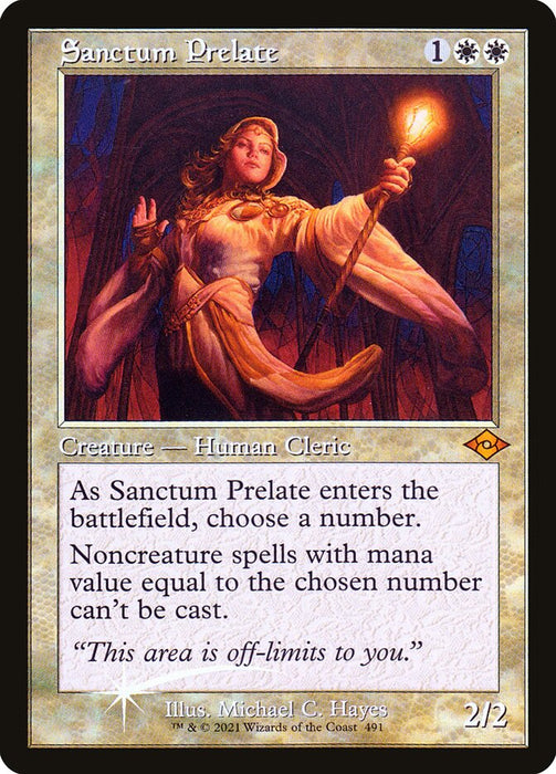 Sanctum Prelate - Retro Frame  (Foil)