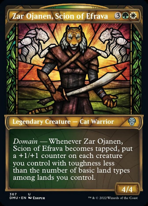 Zar Ojanen, Scion of Efrava - Showcase- Legendary- Textured (Foil)