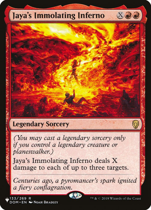 Jaya's Immolating Inferno  - Legendary