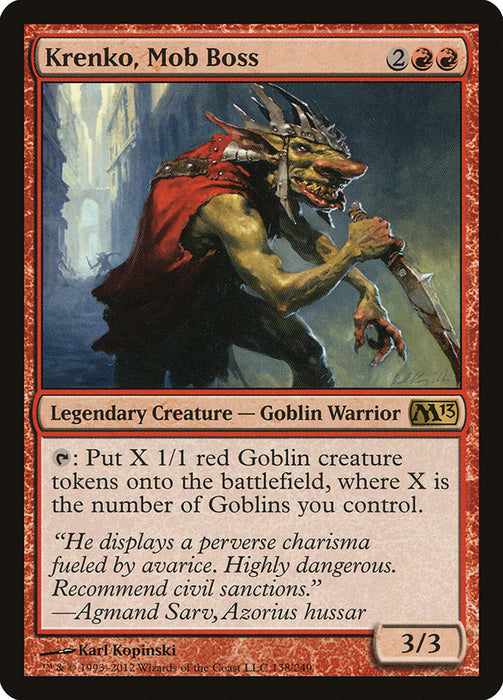 Krenko, Mob Boss  (Foil)