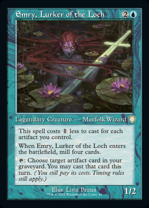Emry, Lurker of the Loch - Retro Frame