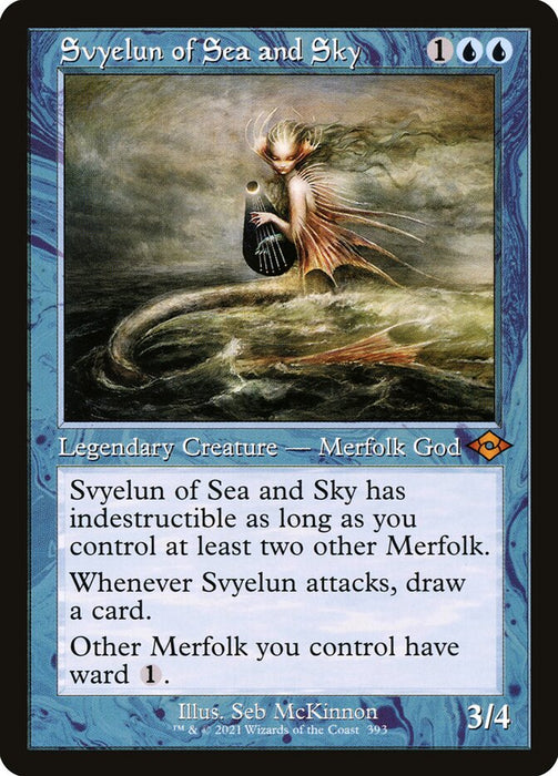 Svyelun of Sea and Sky - Retro Frame  (Foil)