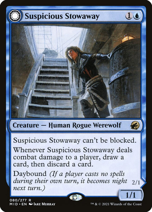 Suspicious Stowaway // Seafaring Werewolf  - Sunmoondfc (Foil)