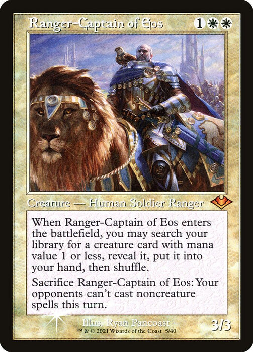 Ranger-Captain of Eos - Retro Frame  (Foil)