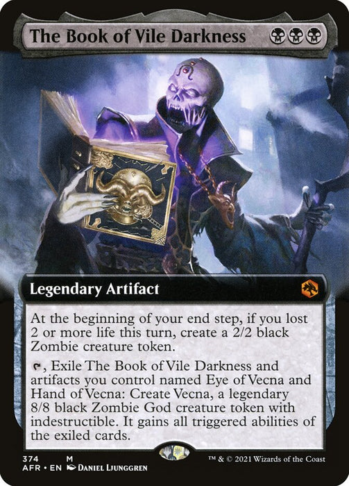 The Book of Vile Darkness  - Legendary - Extended Art (Foil)