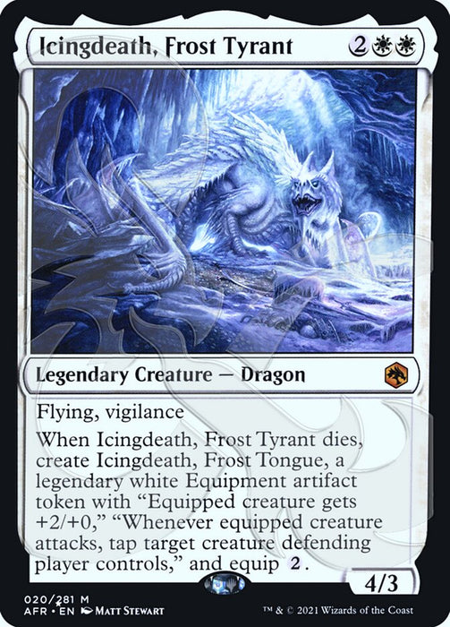 Icingdeath, Frost Tyrant  - Legendary (Foil)