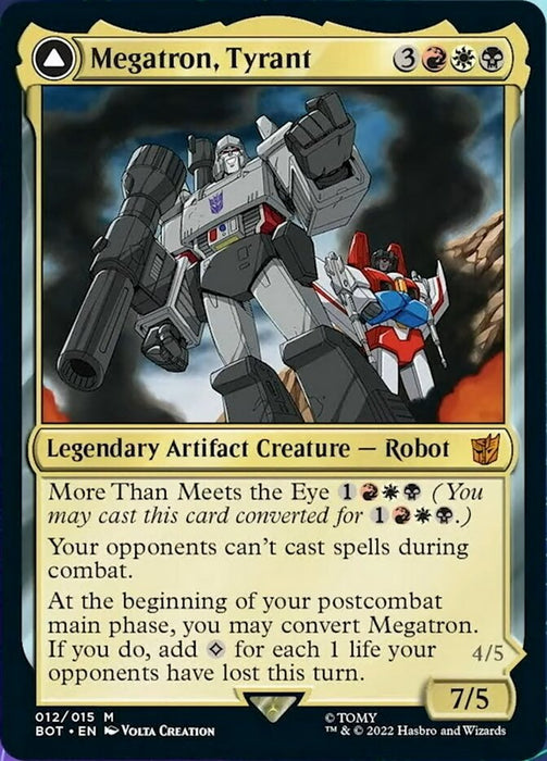 Megatron, Tyrant // Megatron, Destructive Force - Convertdfc- Legendary