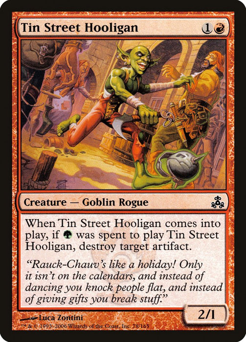 Tin Street Hooligan  (Foil)