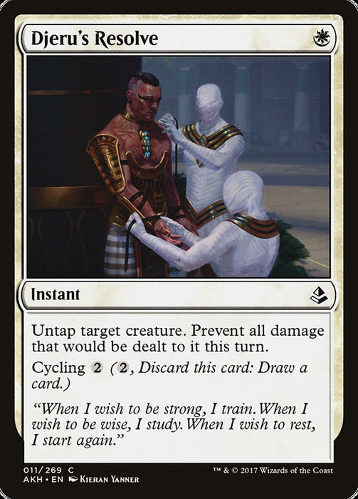 Djeru's Resolve  (Foil)