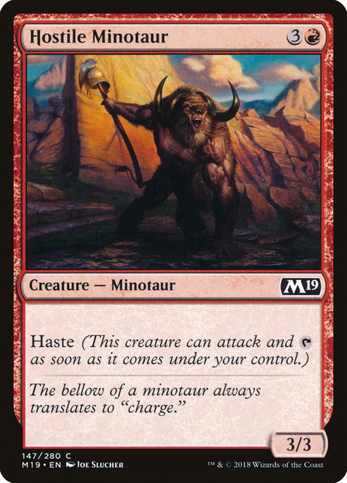 Hostile Minotaur  (Foil)
