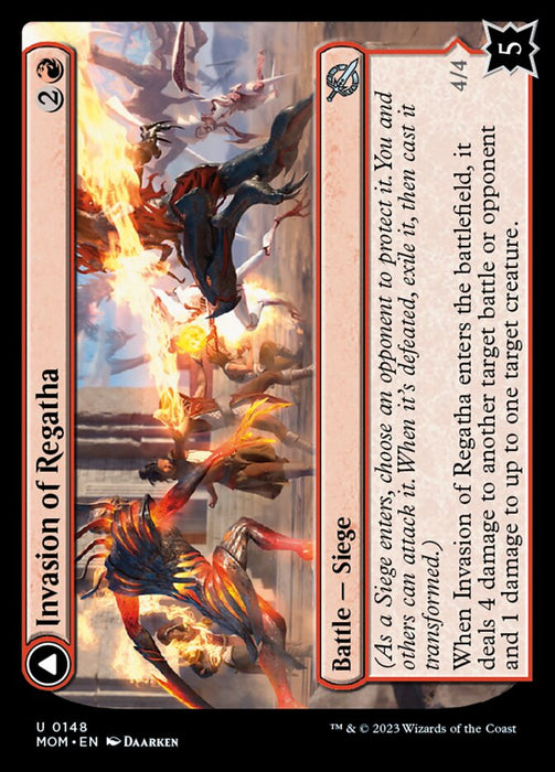 Invasion of Regatha // Disciples of the Inferno (Foil)